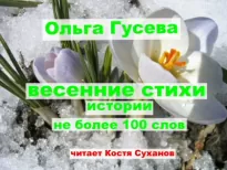 Весенние веселые стихи не более 100 слов - Ольга Гусева