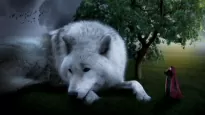 Пастушка и белый волк