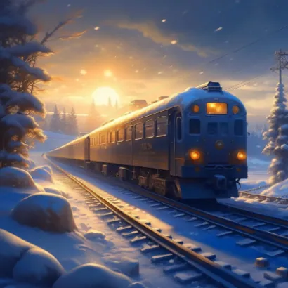 Поезд в Новый год - Валерий Чудодеев